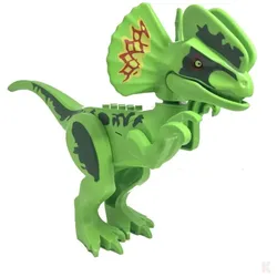 Klemos KL-40079 Klemmbaustein Dinosaurier Dilophosaurus groß mit Sound