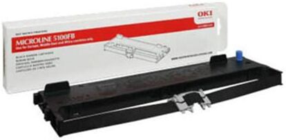 Oki 43821103 cinta entintada negra