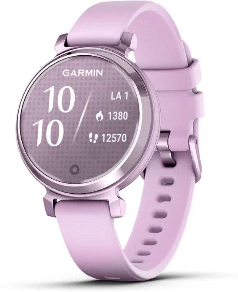 Garmin Lily 2, metallinen lila ja lilanvärinen silikonihihna, 010-02839-01