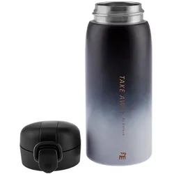 Karaca Skyfall Stahl Auslaufsichere Thermoskanne 350 ml Schwarz