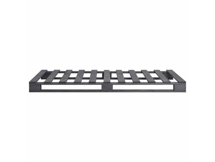 Magnifique Cadre de lit de palette sans matelas gris 100x200cm bois massif - design polyvalent - pour maison - Gris 23 kg 2026_76042