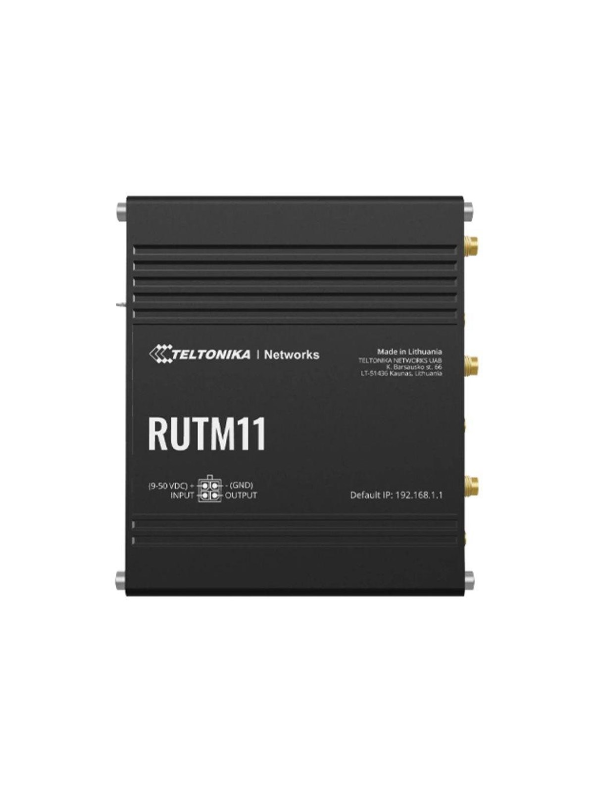 Teltonika RUTM11 Industrial 4G LTE Router (RUTM11000000 / Standard package with EU PSU) - Router 802.11a/b/g/n/Wi-Fi 5 Wave 2