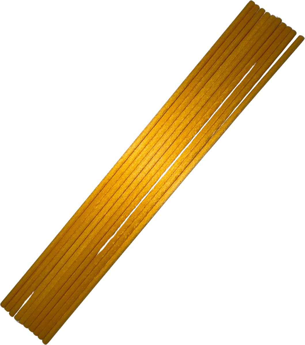 WoodsArt Luxe Losse Aromatherapie Geurstokjes - 50 Stuks - Geel - 26 x 0,4 cm