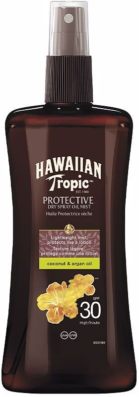 Hawaiian Tropic Coconut & Argan dry oil SPF30 spray 200 ml