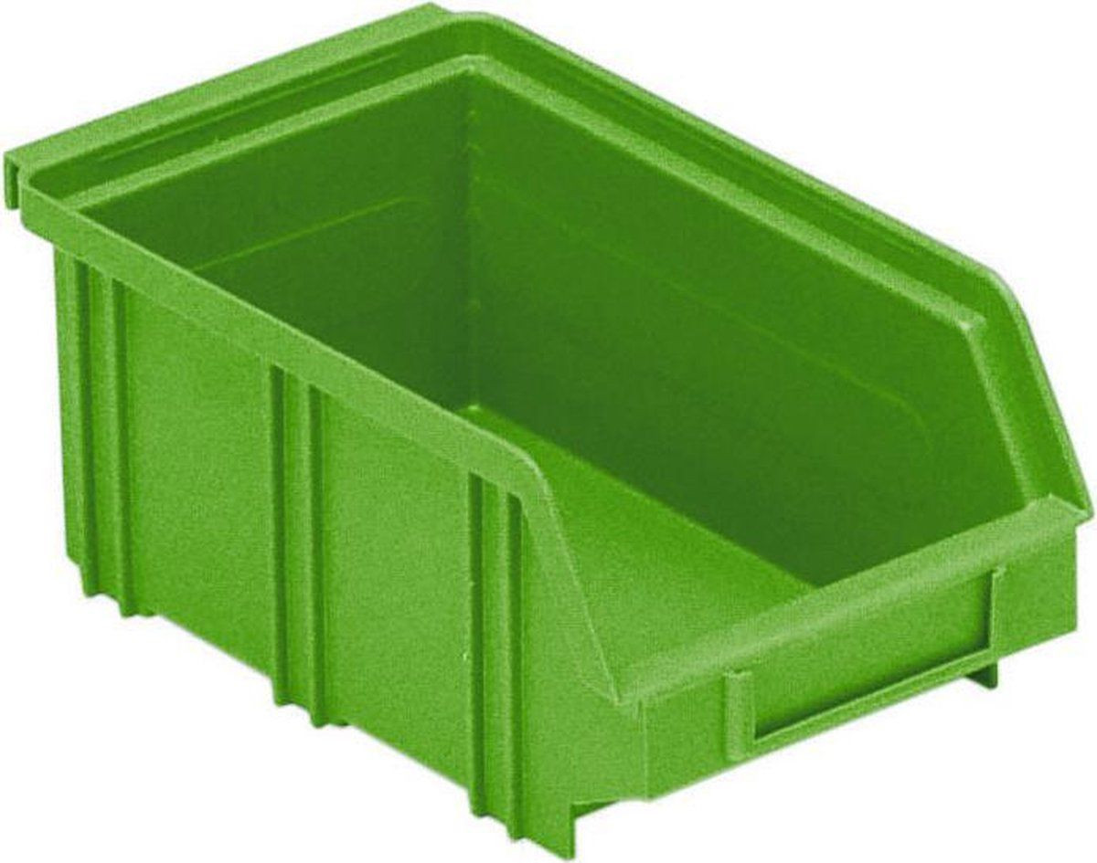 Erro B2 Magazijnbak Stapelbaar Groen B/D/H: 16 x 9,5 x 7,5 cm