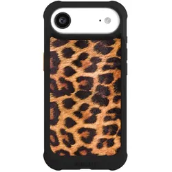 Nivocase Hülle für Apple iPhone Air Stossfeste Handyhülle NIVOmax Case Schwarz Animalprint Fell Leopard (Apple iPhone Air), Smartphone Hülle, Schwarz