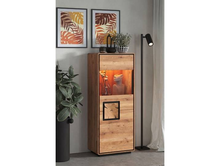Highboard 60x151cm 'Zarah' Wildeiche geölt