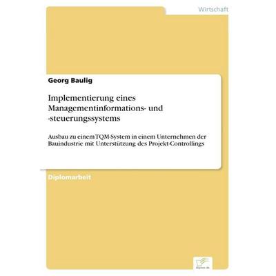 Implementierung eines Managementinformations- und -steuerungssystems, Taschenbuch von Georg Baulig, GRIN, 978-3-8386-4003-7