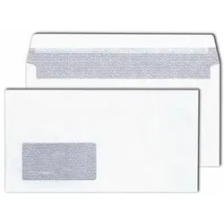 Mailmedia, Briefumschlag, Briefumschlag 125 x 235 mm hochweiss mit Fenster - fuessr den Markt D L A - 1 (1x)