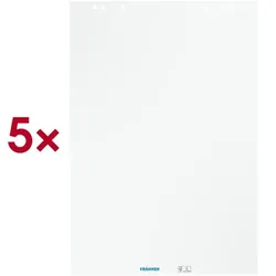 Franken Flipchartblöcke »F2120« blanko weiß, 68x98 cm