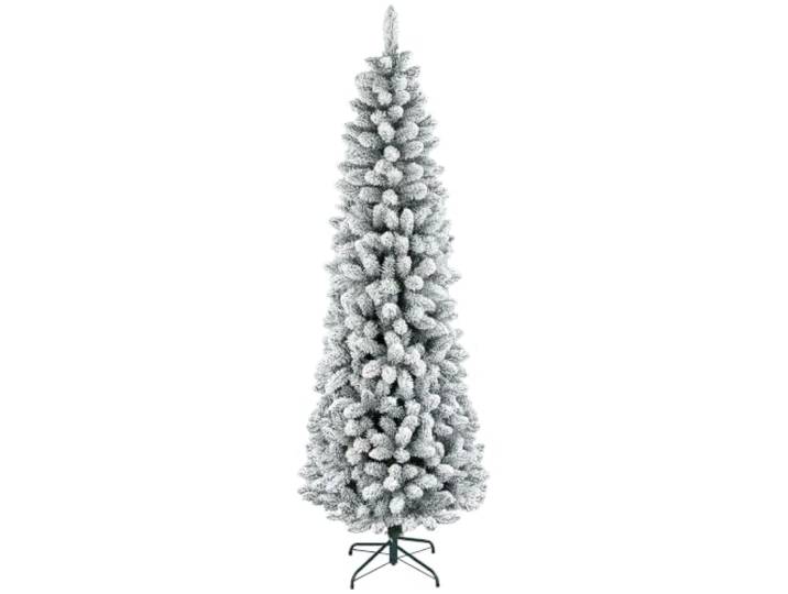 HOMCOM Künstlicher Weihnachtsbaum 210 cm mit Kunstschnee 678 Spitzen