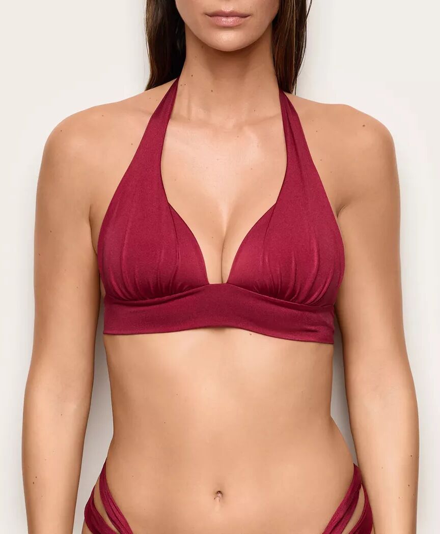 Yamamay - Bikini Set, Bandeau, für Damen, Bordeaux, Größe 70B