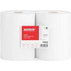 Katrin, Toilettenpapier, Jumbo-Toilettenpapier Gigant M2 2-lagig, 6 Rollen (6 Stk.)