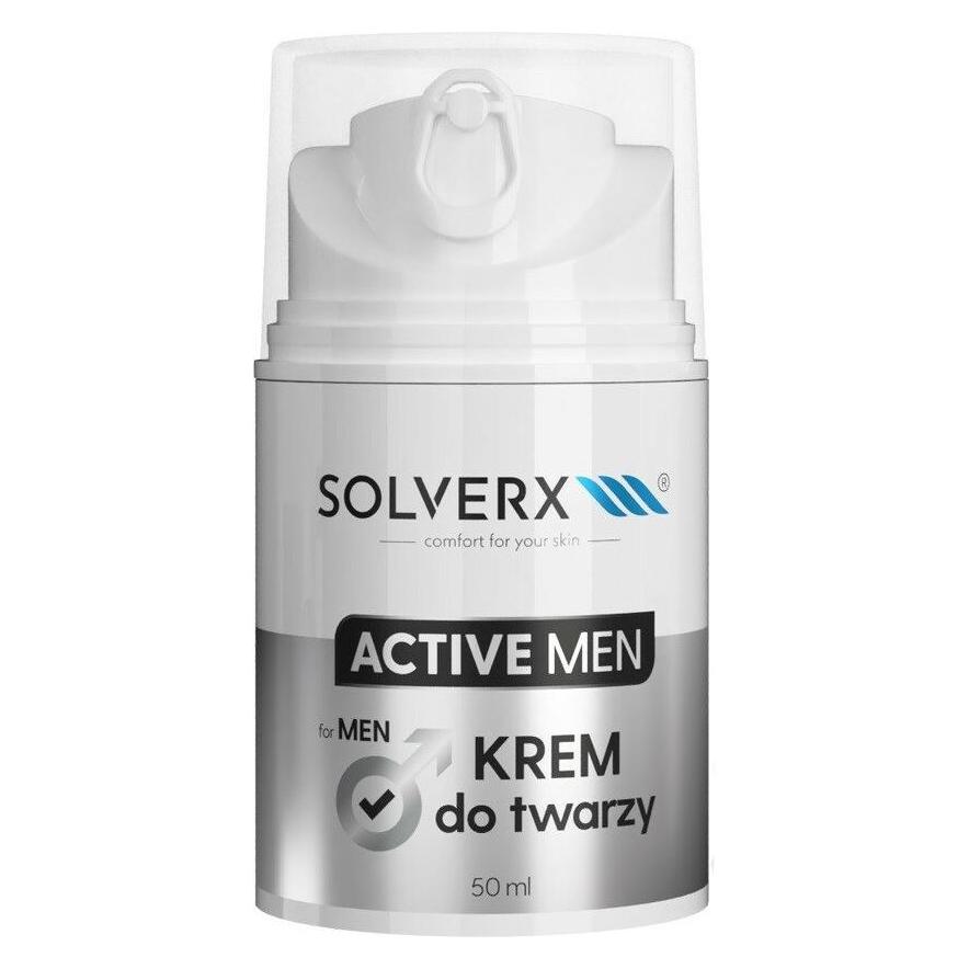 Solverx Active Face Cream For Men 50Ml (50 ml, Tagescreme) (5907479387357)