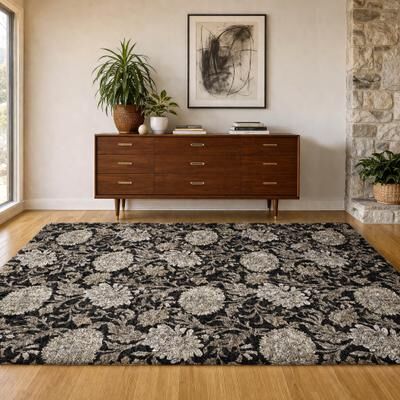 Addison Rugs Premium Washable Super Soft Floral Schaller Dream Shag Rug