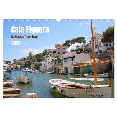 Cala Figuera - Mallorcas Traumbucht (Wandkalender 2027 DIN A3 quer), CALVENDO Monatskalender