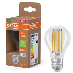 OSRAM E27 besonders effiziente LED Lampe 7,2W wie 100W 4000K neutralweißes Licht - beste Energie Effizienz Klasse