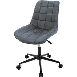 BÜROSTUHL Kunstleder anthrazit