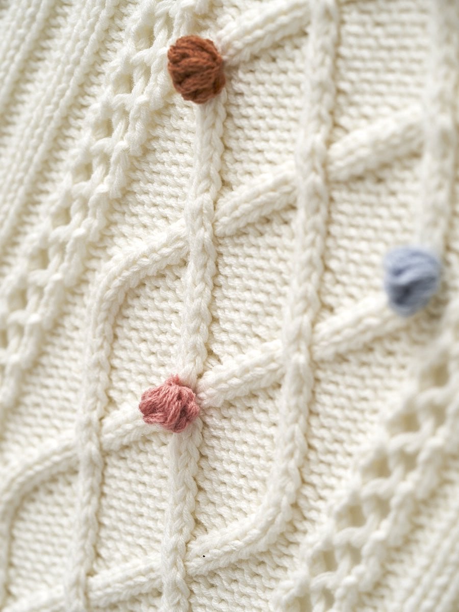 Vertbaudet Deken Happy Bohème tricot 75 x 100 cm