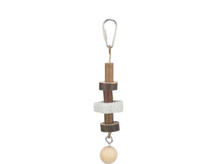 Trixie Natural Living knaaghout met lavasteen, 16 cm