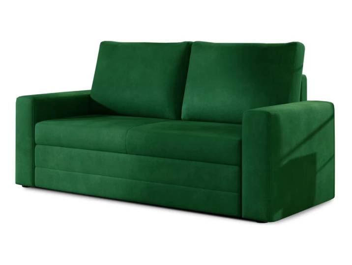 Dunkelgrünes 2-Sitzer-Sofa WAVE, ausziehbar