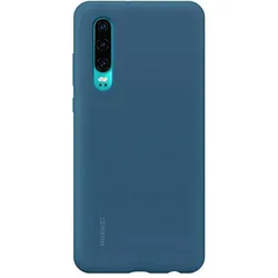 Huawei Silicone (Huawei P30), Smartphone Hülle, Blau
