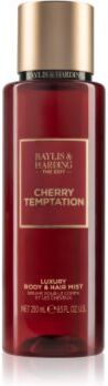 Baylis & Harding The Edit Cherry Temptation Spray corporal perfumado para mulheres Cherry, Jasmin & Sandalwood 250 ml. The Edit Cherry Temptation