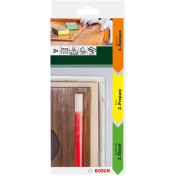 Bosch Schleifschwämme flat+edge 97 x 69 x 26 mm M / F / SF, 3 Stk. - 2609256F16