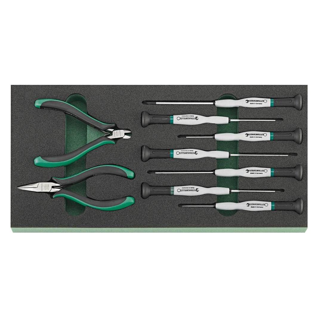 Stahlwille 9-teilig TCS Sortiment Elektrikerschraubendreher 96830270 (Schlitz) (96830270)