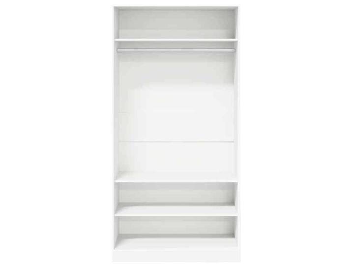 Magnifique Garde-robe Blanc 100x50x200 cm Bois d'ingénierie - design polyvalent - pour maison - Blanc 64.01 kg 2026_781405