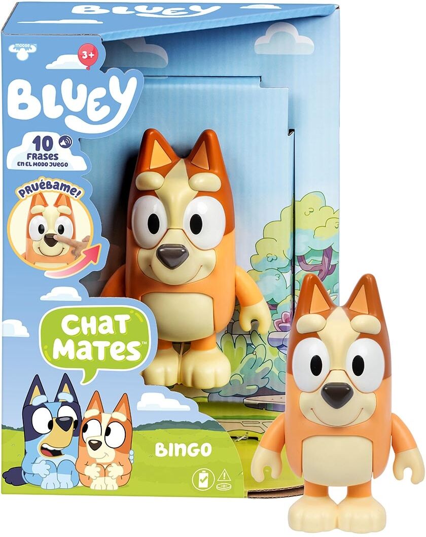 Bluey Pack Individual de Figura Chat Mates Bingo .