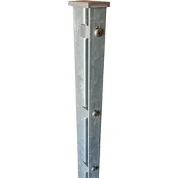 Fa-Bausysteme Zaunpfosten Feuerverzinkt Abdeckschiene Höhe: 830 mm