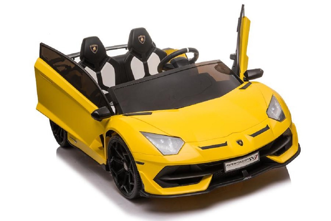 Kinderfahrzeug - Elektro Auto "Lamborghini Aventador SVJ Doppelsitzer"