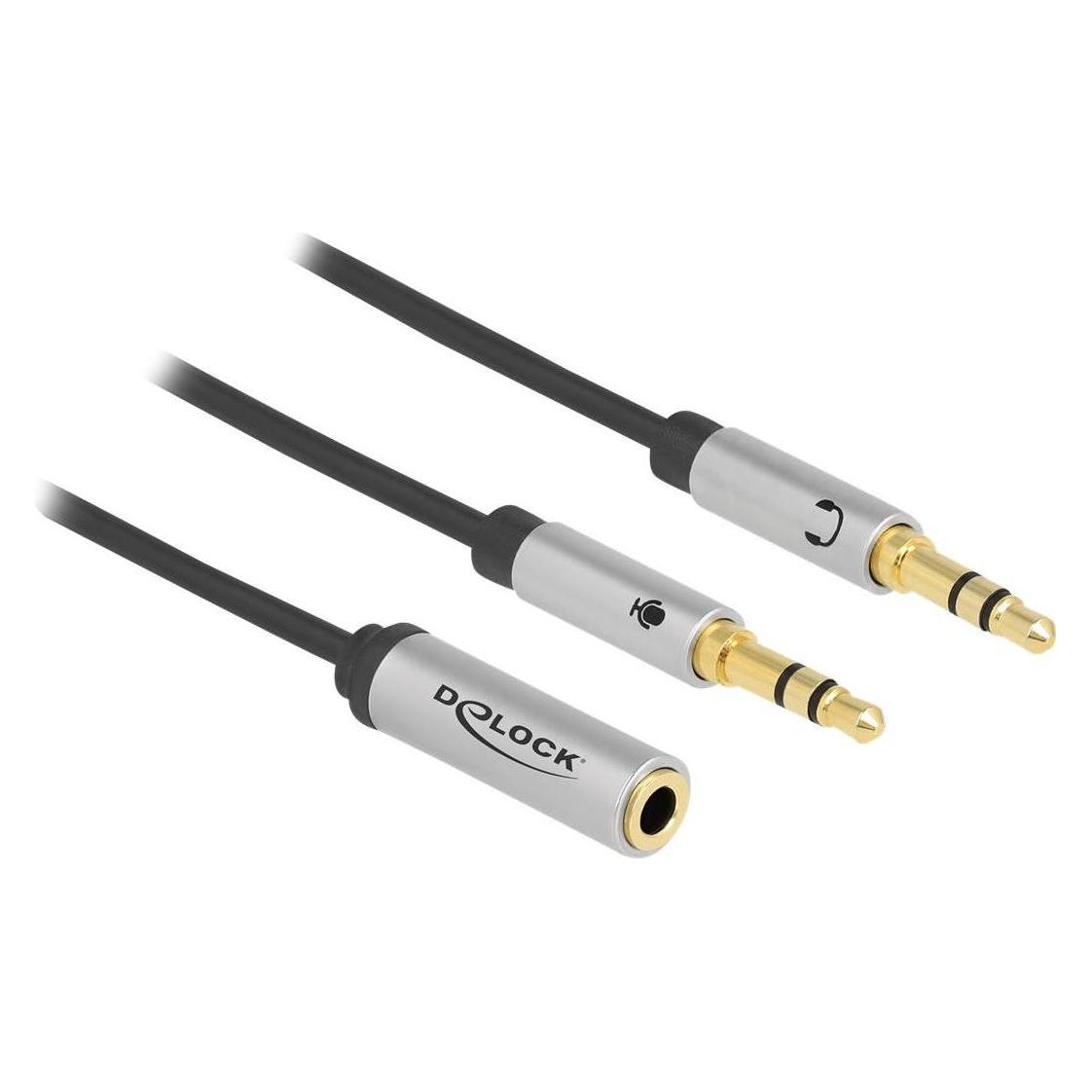 Delock 2in1 (Headset-Adapter) (66740)