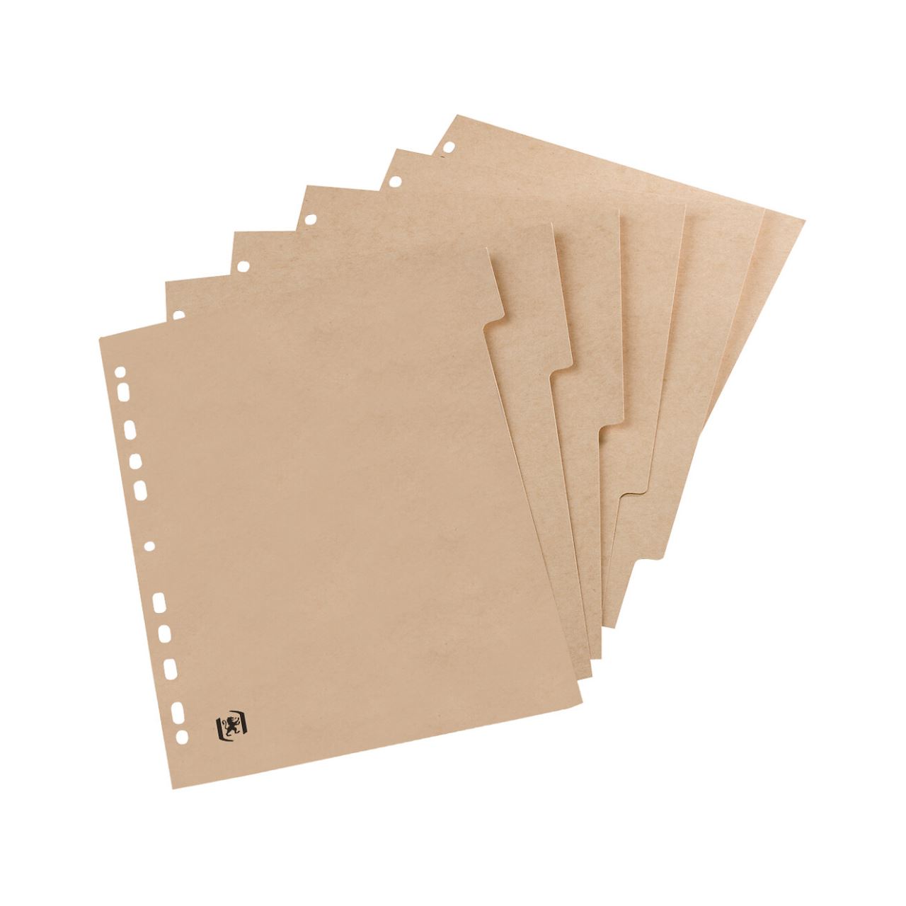 OXFORD Ordnerregister Touareg Vollformat blanko beige 6-teilig, 1 St.