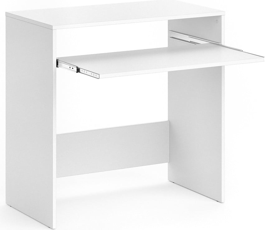 VICCO Bureau Nils Wit, Computerbureau voor Thuis en Kantoor, Breedte: 79 cm, Diepte: 43 cm