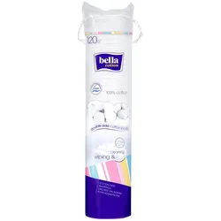 BELLA Duo-Wattepads rund Cotton 120 St