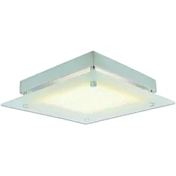 Näve LED Deckenleuchte "LEEDS" L/B: 25cm inkl. Kristalloptik