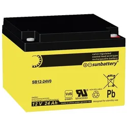 Abus, Zubehör Gebäudesicherheit, VdS Akkumulator 12 V 24 AhBT2240BT2240