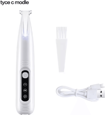 Inspire Picks GlowTrim Pro Paw Trimmer Waterproof Pet Hair Clipper With LED Light & Display type C Modle