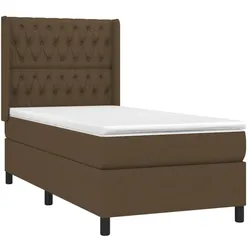 vidaXL, Boxspringbett, Alexandria (Knopfheftung Design) (90 x 190 cm)