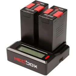 Hedbox RP-DC50 (Kamera Akku Ladegerät), Kamera Stromversorgung, Schwarz