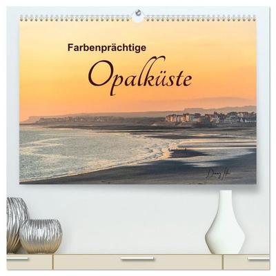 Farbenprächtige Opalküste (hochwertiger Premium Wandkalender 2027 DIN A2 quer), Kunstdruck in Hochglanz