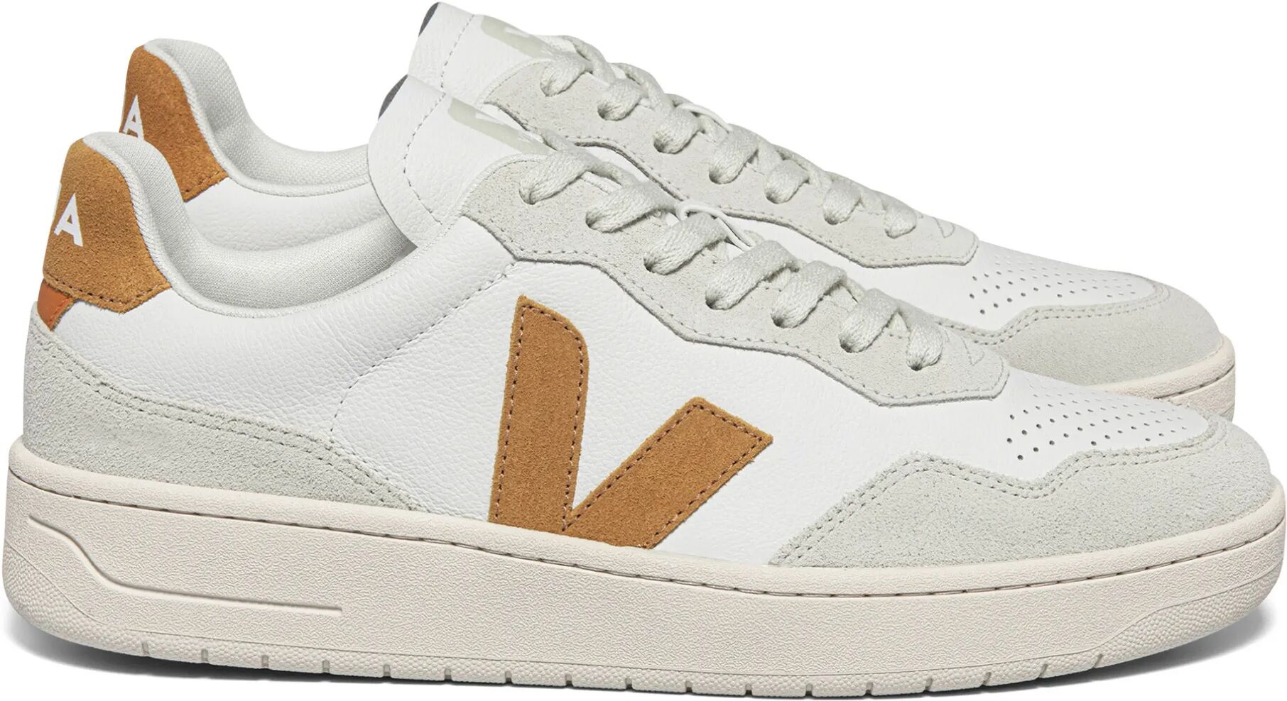 Veja Baskets V-90 Cuir Orange 38