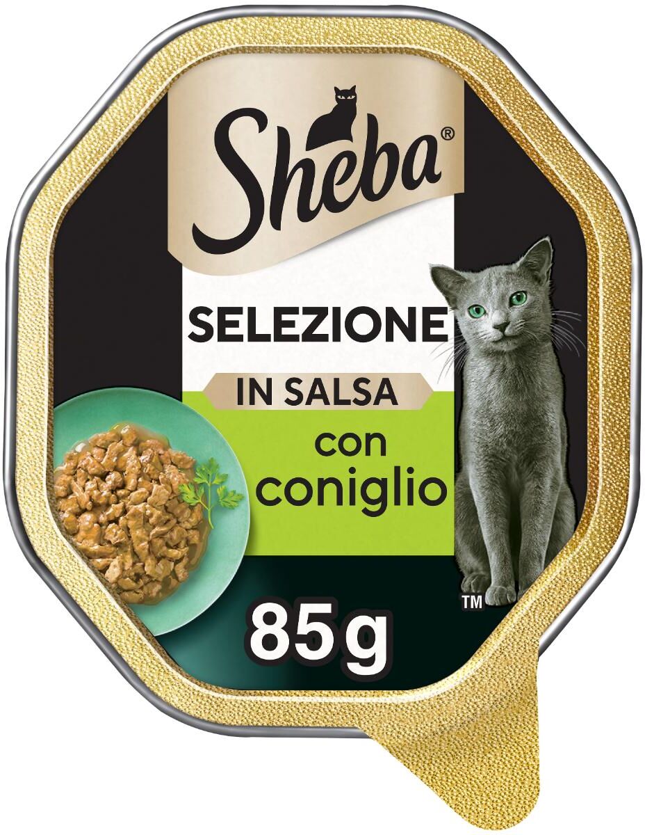 Sheba Selezione Cat Vaschetta Multipack 22x85G CONIGLIO