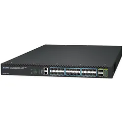 Planet 24-Port SFP+ Layer 3 Managed Switch XGS-6350-24X2C (24 Ports), Netzwerk Switch, Schwarz