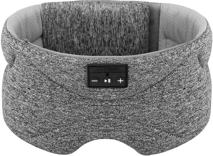 INF Bluetooth-Schlafmaske Schlafkopfhörer Grau