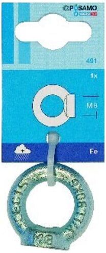 PÖSAMO Écrou à anneau DIN 582 (SB) Zn M10 a1 (2100800030)