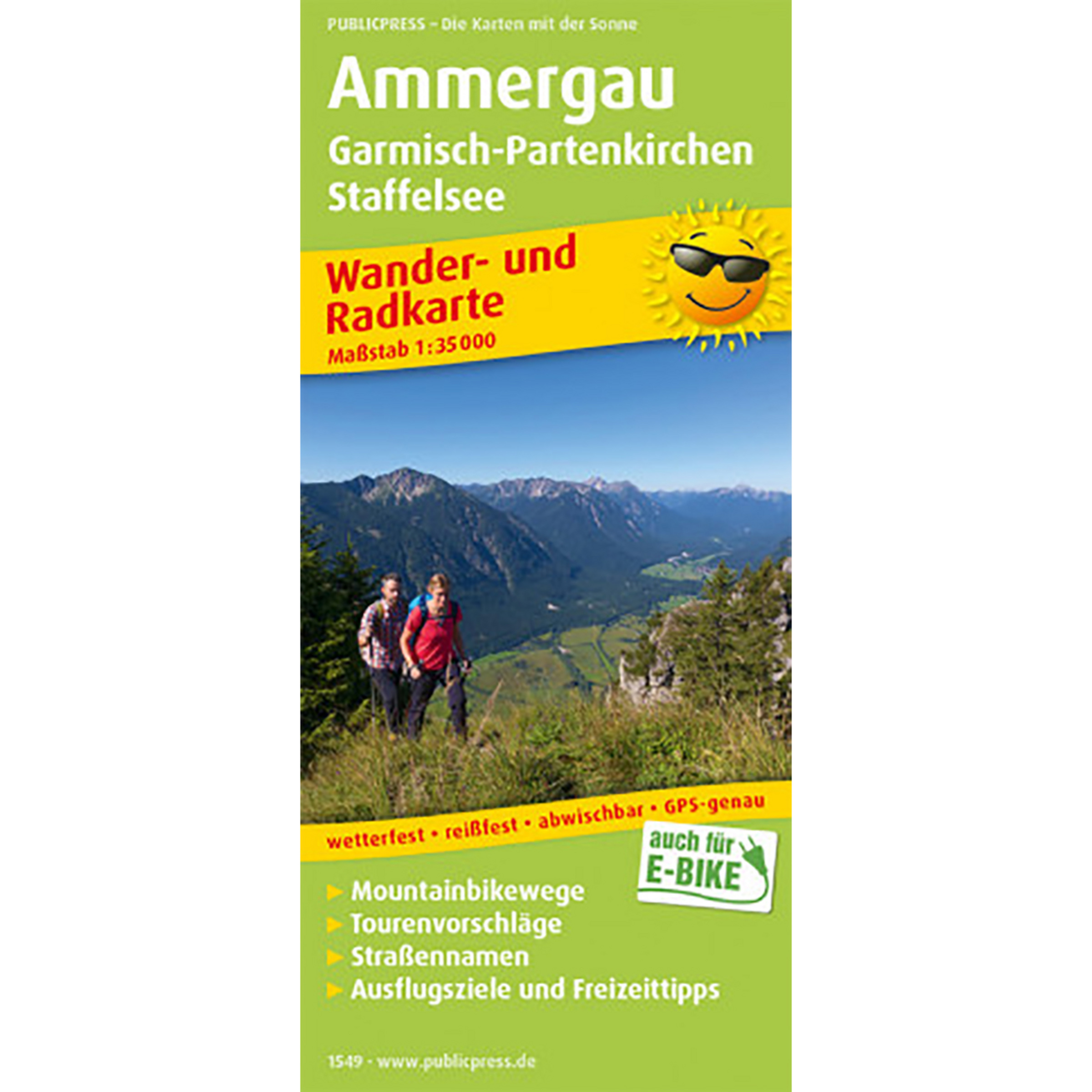PublicPress RWK 1549 Ammergau - Garmisch-Part., Staffelsee Topografische Karten