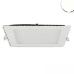 ISOLED LED Downlight, eckig, 15W, CRI90, IP42, ultraflach, blendungsreduziert, dimmbar, 4000K, weiß ISO-115467